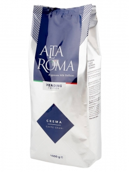 Кофе в зернах Alta Roma Crema (Альта Рома Крема)  1 кг, вакуумная упаковка