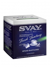 Чай зеленый Svay Fresh Fantasi (Яркие Фантазии), упаковка 20 саше по 2 г